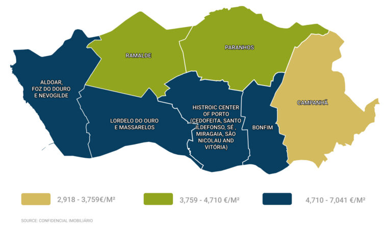 Porto Real Estate Map 2026