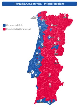 Invest in Portugal interior areas