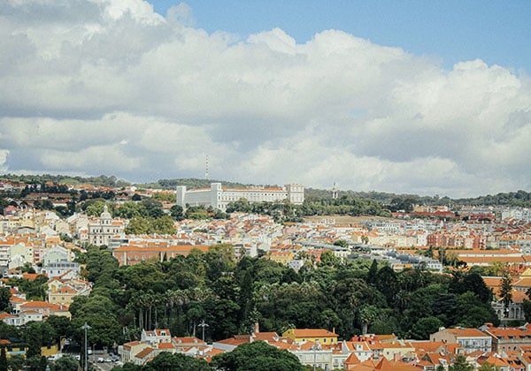 a view of alto da ajuda in lisboa