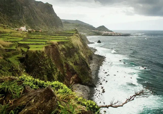Flores Island in the Azores