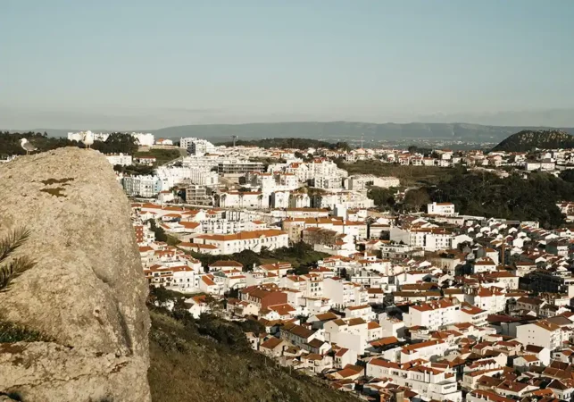 view of Sesimbra village