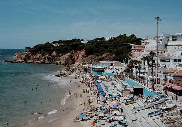 Albufeira in Algarve, Portugal