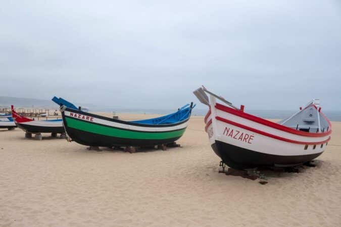 Nazare fishing boats
