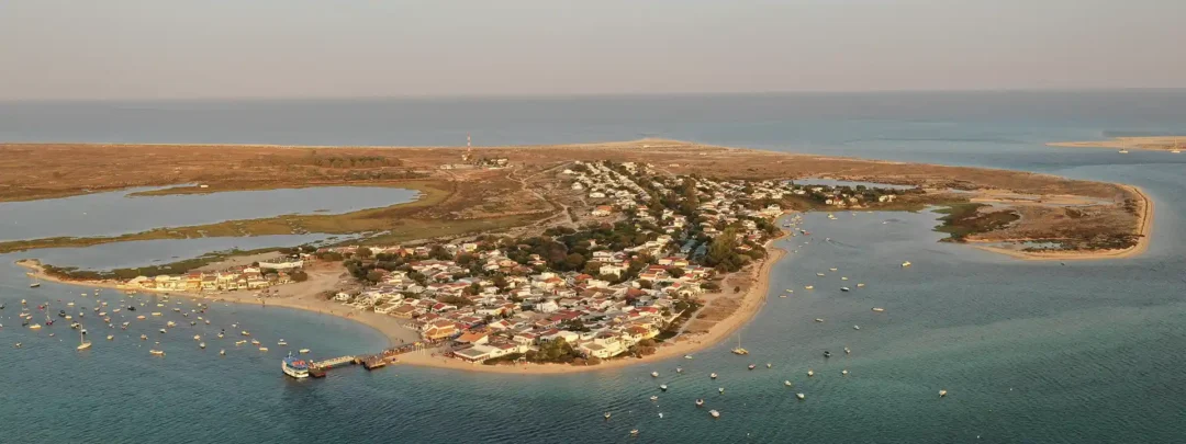 View of Olhão coastline