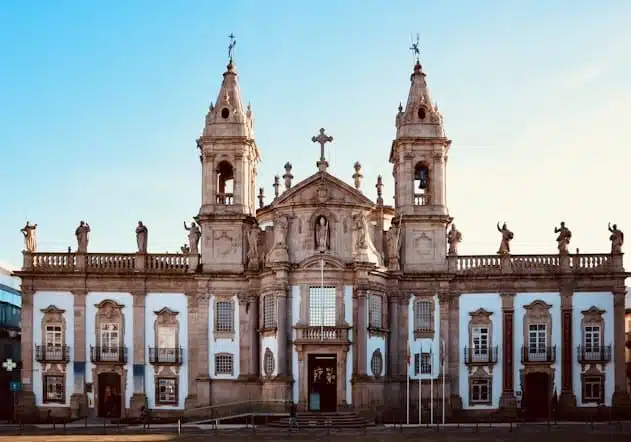 church in braga city in Portugal during daytime