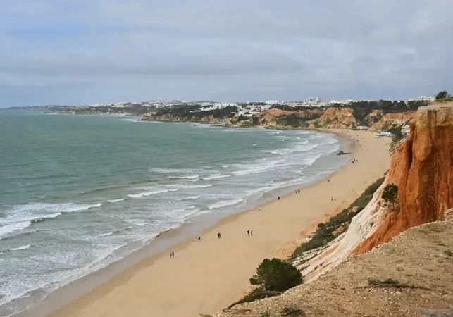 beach in Albufeira, Algarve