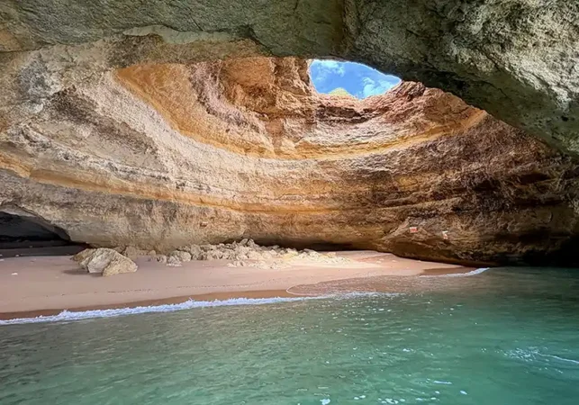 beach in Lagoa, Algarve