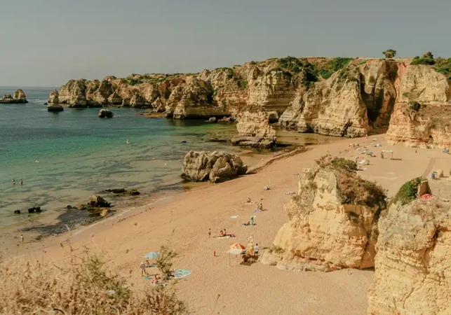 beach in Lagos, Algarve