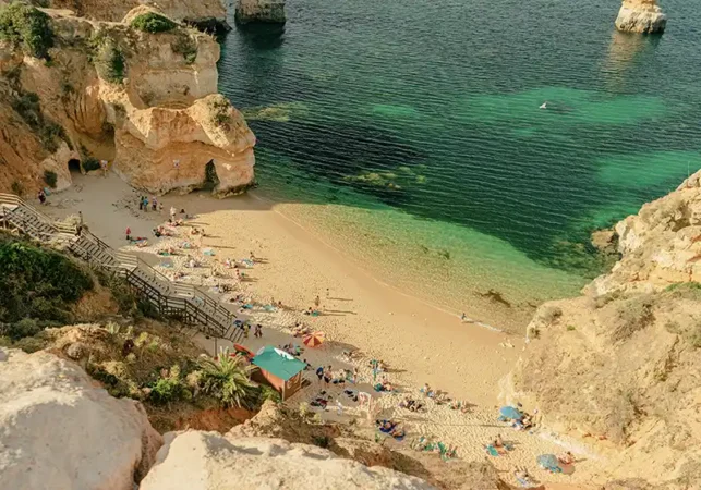 beach in Lagos, Alrgarve