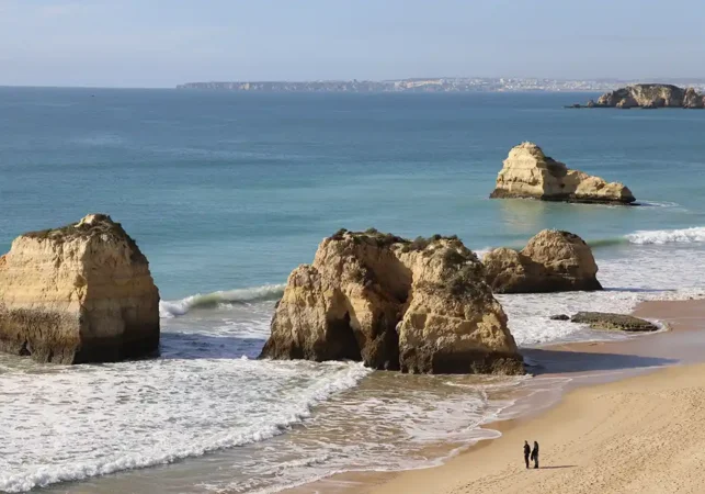 beach in Portimão, Algarve